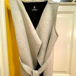 Peach Scuba Fabric Vest Sz XXL